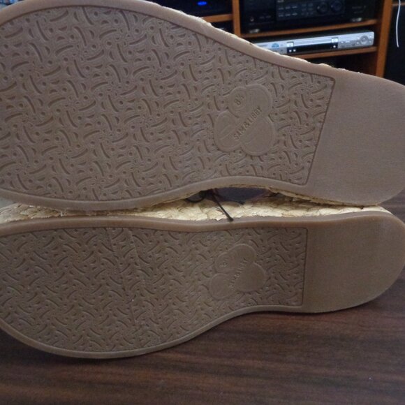 NEW SAM & LIBBY GLADIATOR ESPADRILLE FLARFORM SANDALS WOMENS SIZE 8.5 - Picture 5 of 9